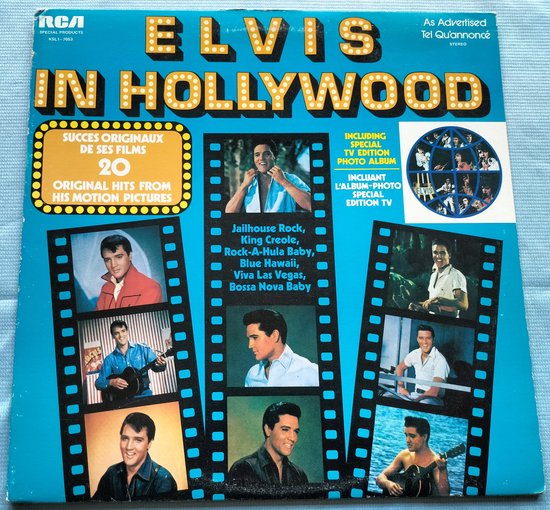 Elvis Presley – Elvis In Hollywood (1977) LP = als nieuw
