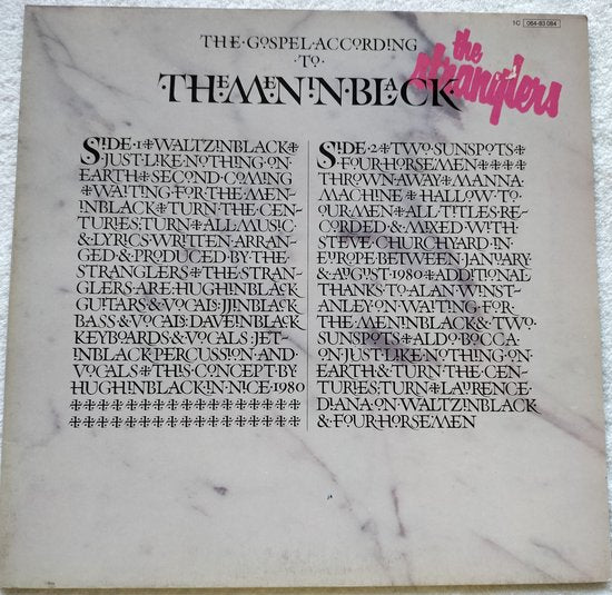 The Stranglers - The Meninblack (1981) LP= als nieuw