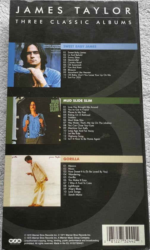 James Taylor – Trilogy (Three Classic Albums) (1970) 3CD