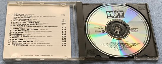 The Spotnicks – 16 Golden World Hits 1988 CD  Nieuwstaat