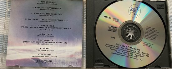 SKY 4 Forthcoming 1994 CD