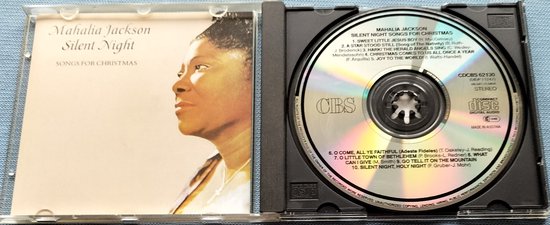 Mahalia Jackson – Silent Night - Songs For Christmas (1962) CD= als nieuw