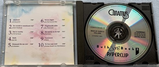 Bulk Song Boek 3 1993 CD