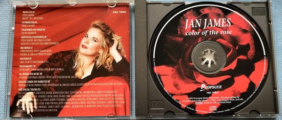 Jan James - Color of the Rose (1995) CD = als nieuw