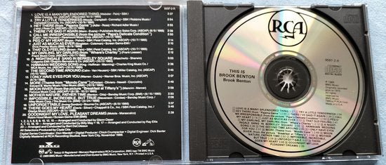 Brook Benton ‎– This Is Brook Benton (1989) CD