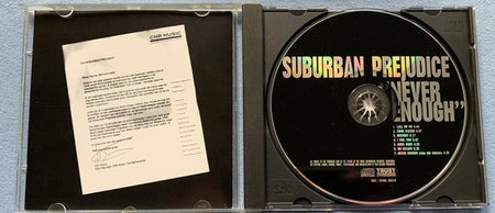 Suburban Prejudice ‎– Never Enough 1998 Maxi-Single Nieuw