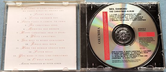 Neil Diamond - The Christmas Album (1992) CD = als nieuw