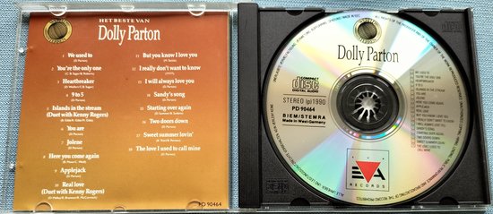 Dolly Parton – Het Beste Van (1990) CD = als nieuw