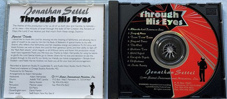 Through his Eyes Jonathan Settel 1997 CD  ( Israel ) De hartenkreet van de Vader om Zijn volk, de Joden