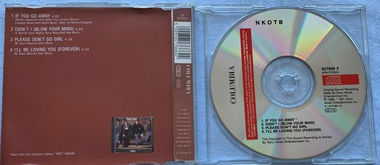 NKOTB – If You Go Away 1991 CD