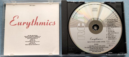 Eurythmics - We Too Are One (1989) CD = zeer goed