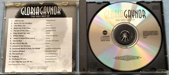 Gloria Gaynor – The Very Best Of (2001) CD = als nieuw