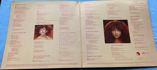 Kate Bush ‎– Lionheart 1978 LP is in Nieuwstaat. Hoes  zie Foto's