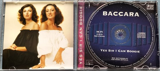 Baccara – Yes Sir I Can Boogie (1999) CD = als nieuw