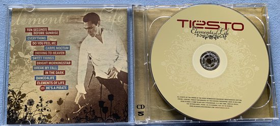 Tiësto  – Elements Of Life 2007 2XCD zijn in Goede staat