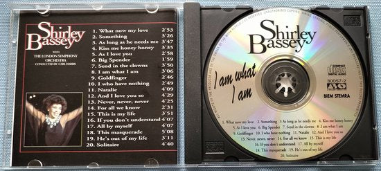 Shirley Bassey – I Am What I Am (1984) CD = als nieuw