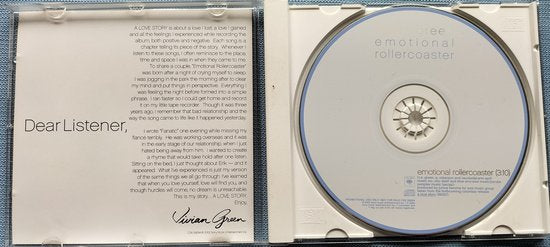 Vivian Green ‎– Emotional Rollercoaster (2002) CD = als nieuw