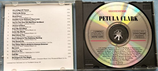 Petula Clark – Downtown (1995) CD = als nieuw