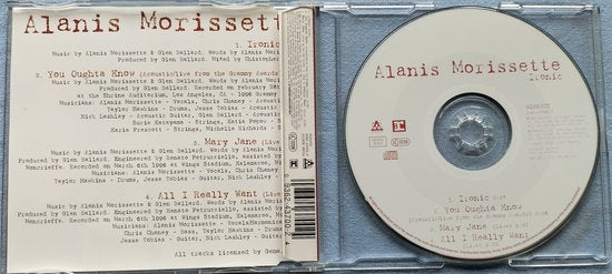 Alanis Morissette – Ironic (1996) CD Maxi-Single