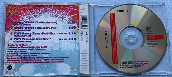 !Brotha  ‎– Crazy World 1994 Maxi-Single