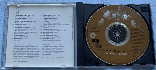 4 Wheel Drive – No Doubt About It 2000 CD
