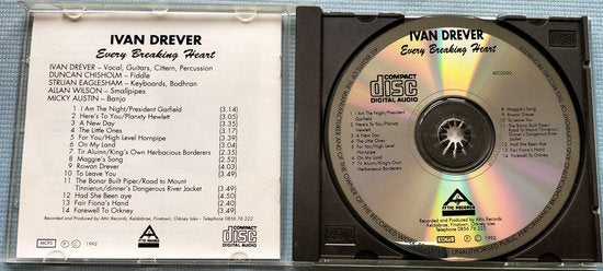 Ivan Drever ‎– Every Breaking Heart (1992) CD