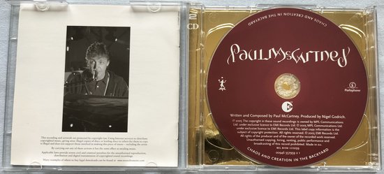Paul McCartney - Chaos and Creation in the Backyard (2005) (Special Edition) CD & DVD