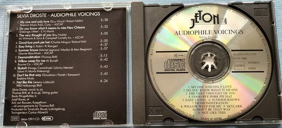 Silvia Droste – Audiophile Voicings (1986) CD =als nieuw