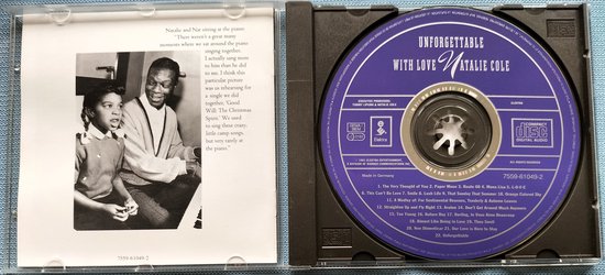 Natalie Cole - Unforgettable with Love (1991) CD = als nieuw