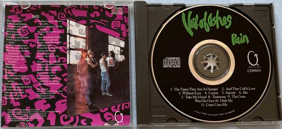 Veil Of Ashes – Pain 1989 CD