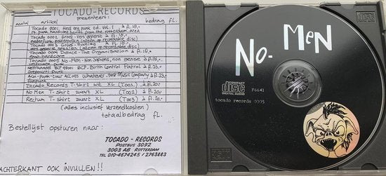 No -Men ‎– Non Sapiens, Non Sense CD 1997 Hardcore