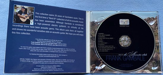 Frank Gambale – Best Of The Acoustic Side 2006 Digipack