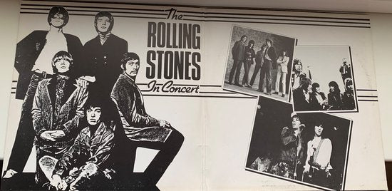 THE ROLLING STONES IN CONCERT 2XLP's  zijn in Nieuwstaat, hoes zie foto's