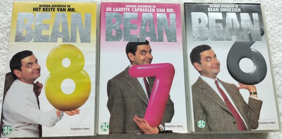 VHS Het Beste van MR. BEAN 9VHS Tapes als nieuw