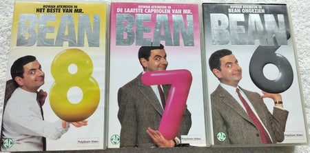 VHS Het Beste van MR. BEAN 9VHS Tapes als nieuw