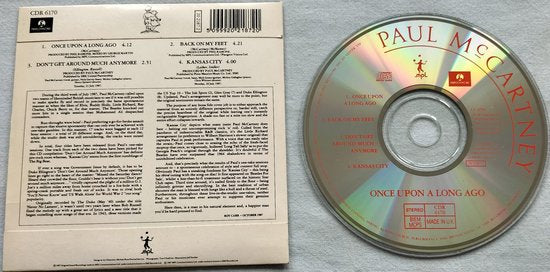 Paul McCartney ‎– Once Upon A Long Ago 1987 Maxi-Single CD