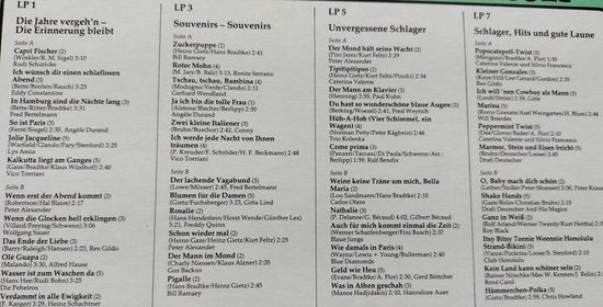 Das Waren Noch Zeiten 96 Originalaufnahmen Großer Erfolge Der 50er Und 60er Jahre) 8XLP= als nieuw