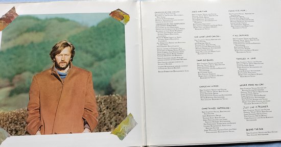 Eric Clapton - Behind the Sun (1985) LP= als nieuw