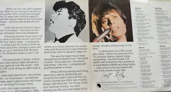 Cliff Richard - 40 Golden Greats (1977) 2XLP zijn als nieuw