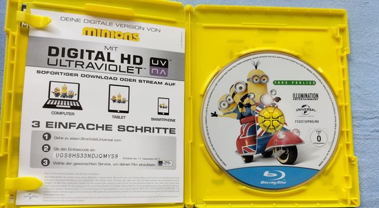 Minions Blu-ray ( 2015) Nederland gesproken.