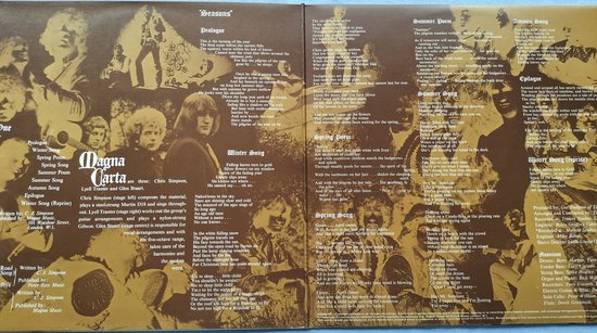 Magna Carta - Seasons (1970) LP = als nieuw