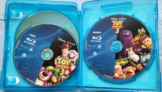 TOY STORY 3 Blu-ray + DVD (2010) Nederlands gesproken.