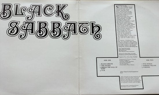 Black Sabbath – Black Sabbath 1970 LP