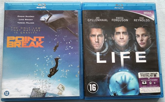 Escobar - Son of a Gun - Life - Point Break Blu-Ray 4 Stuks