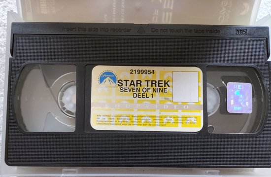 VHS The seven of Nine Collection (2001) Volume 1 3 VHS Tape's Als nieuw
