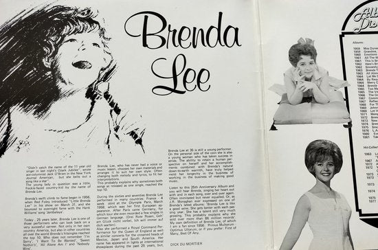 Brenda Lee – 25th Anniversary (1981) 2X LP