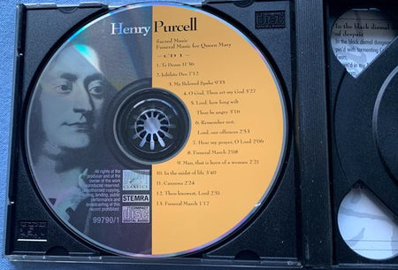Henry Purcell - Michael Chance, The Choir Of Clare College, Cambridge , Miscellany CD 2006