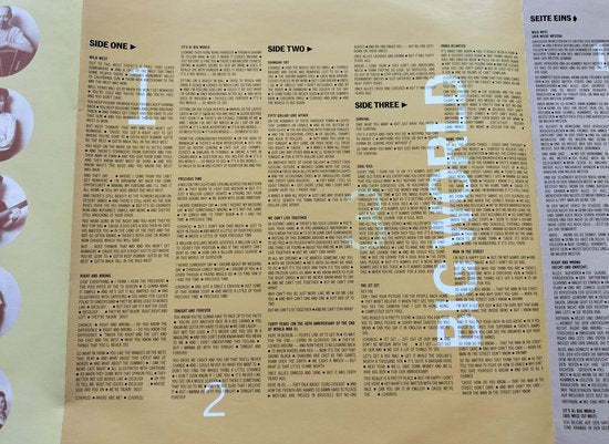 Joe Jackson - Big World (1986) 2XLP = als nieuw