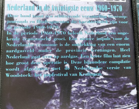 VHS Nederland in de twintigste eeuw ( 1900-2000) 10 Orginele VHS Tapes.