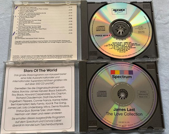 James Last – Violins In Love 1989 CD & James Last – The Love Collection 1996 CD